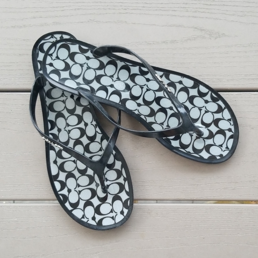 Coach Flip Flops